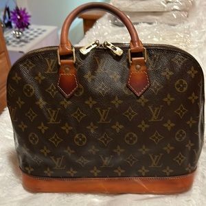 Authentic Louis Vuitton Alma Satchell Vintage Made in France August 1996